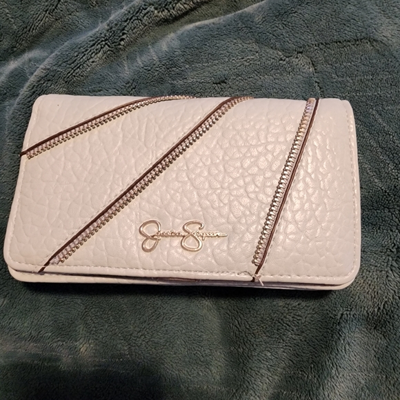 Jessica Simpson faux leather baby blue wallet - Picture 1 of 6